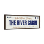 The River Cabin Sign