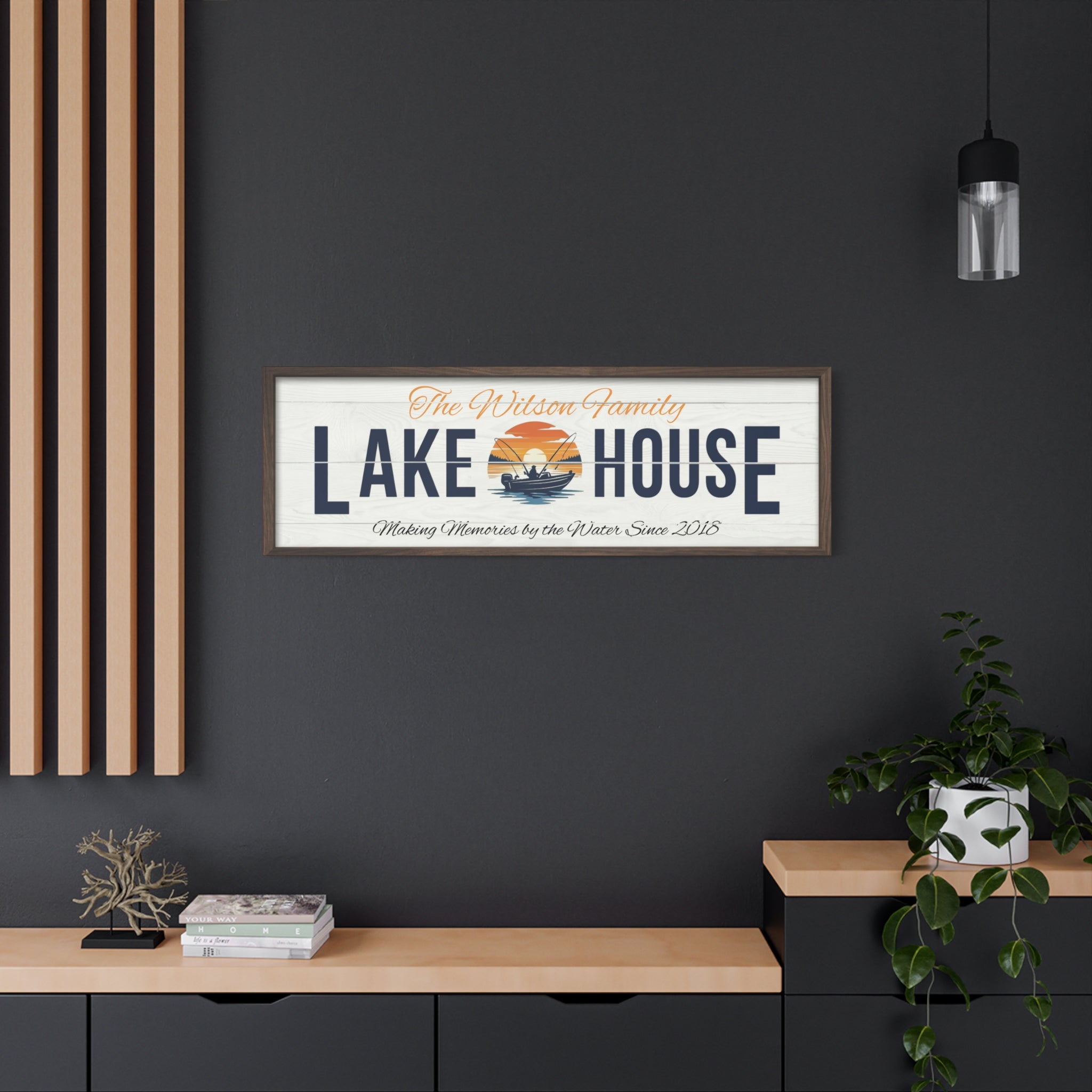 Sunset Fishing Lake House