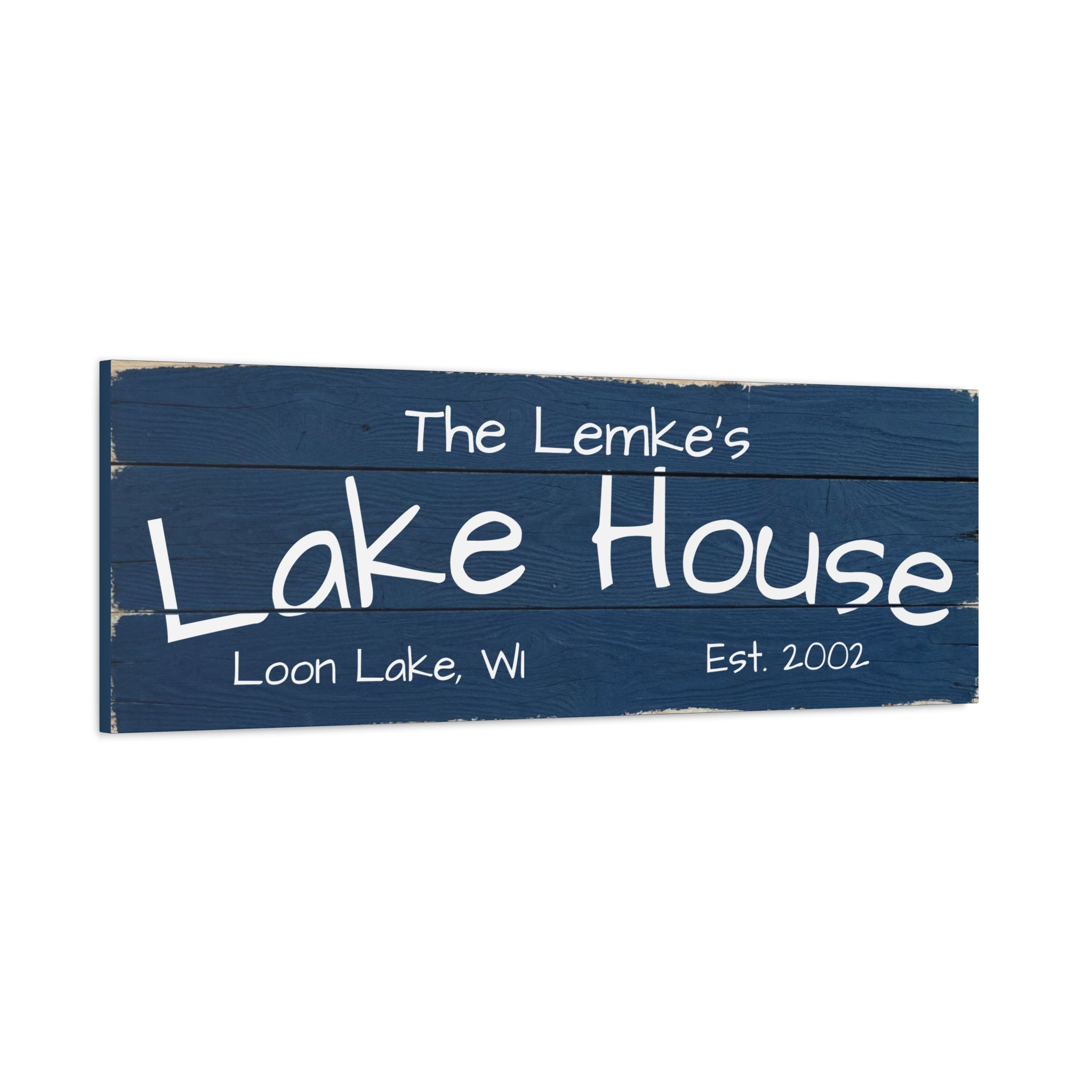 The Lake House Sign