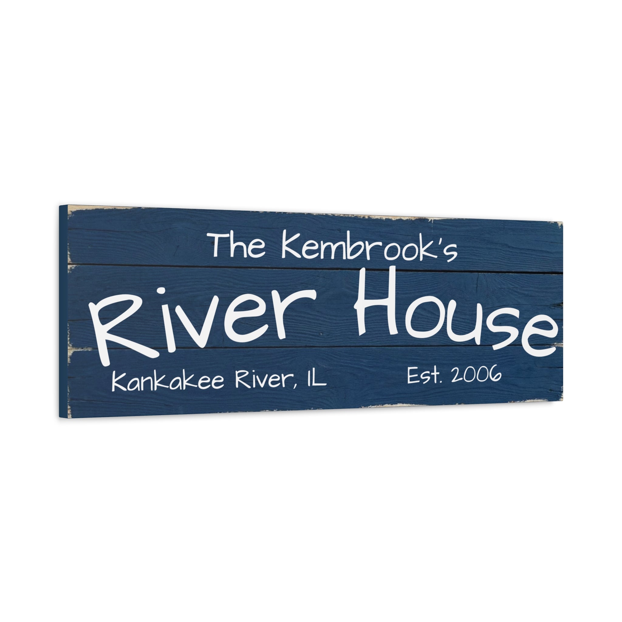 The River House Sign