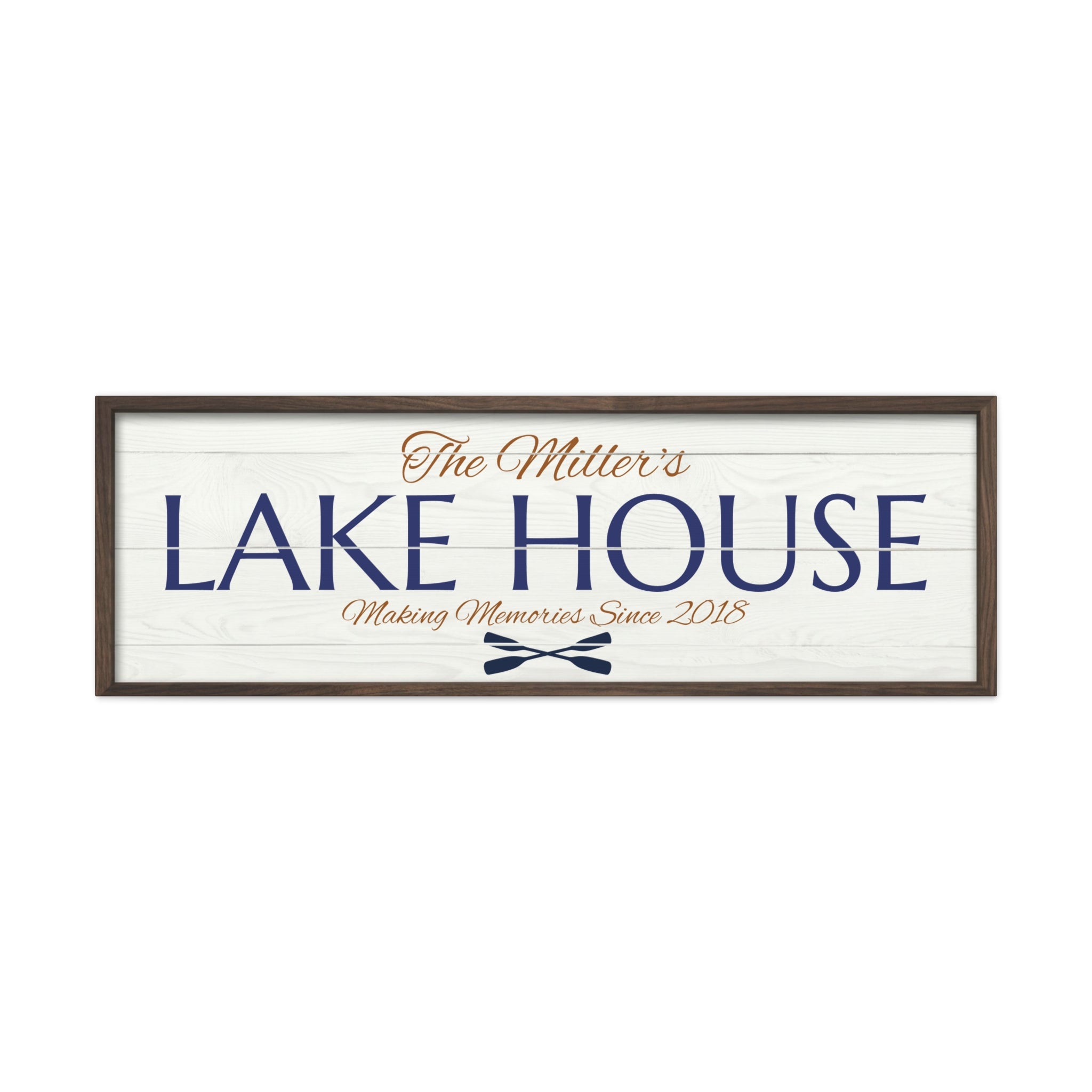 The Framed Lake House