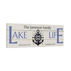 Anchored Lake Life Sign