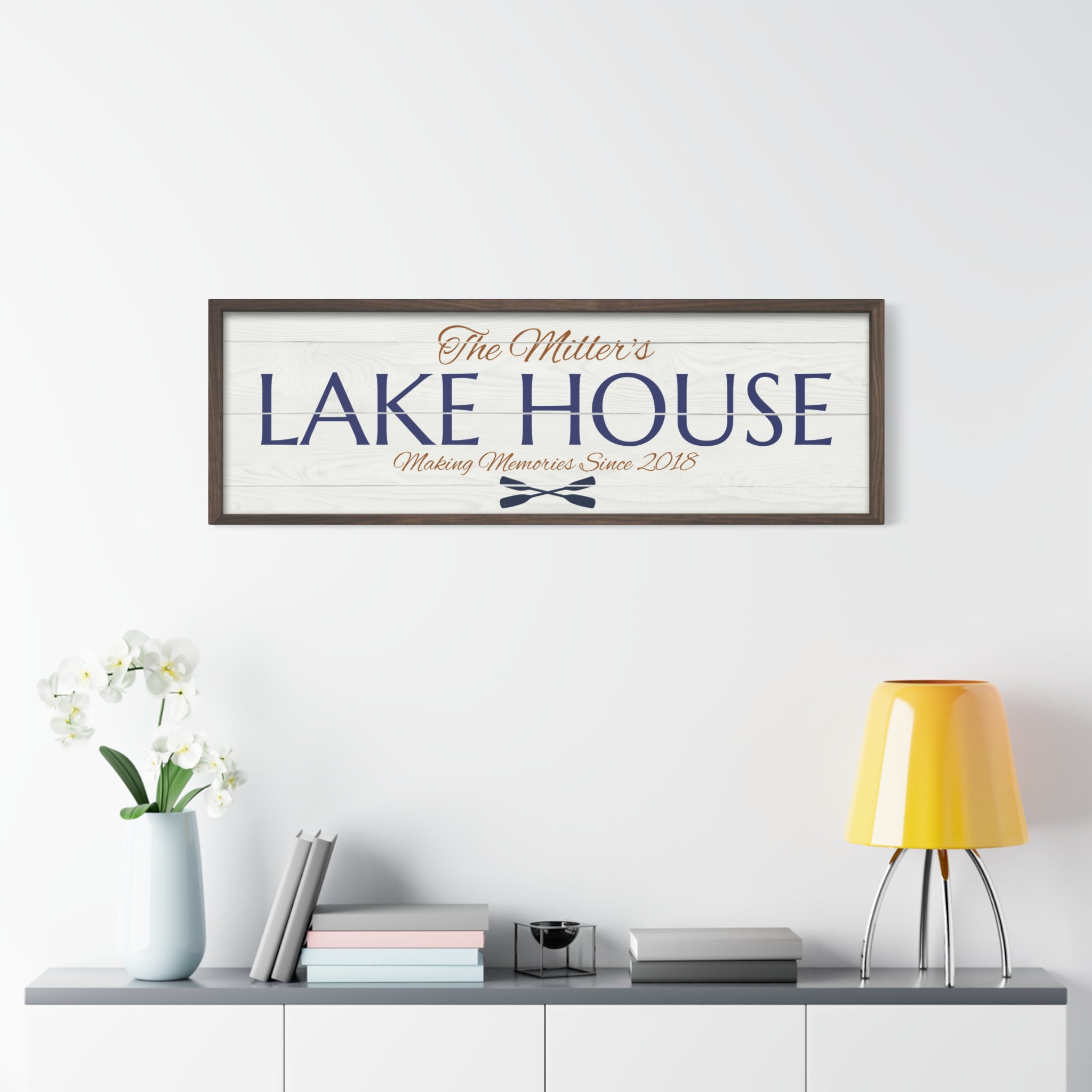 The Framed Lake House