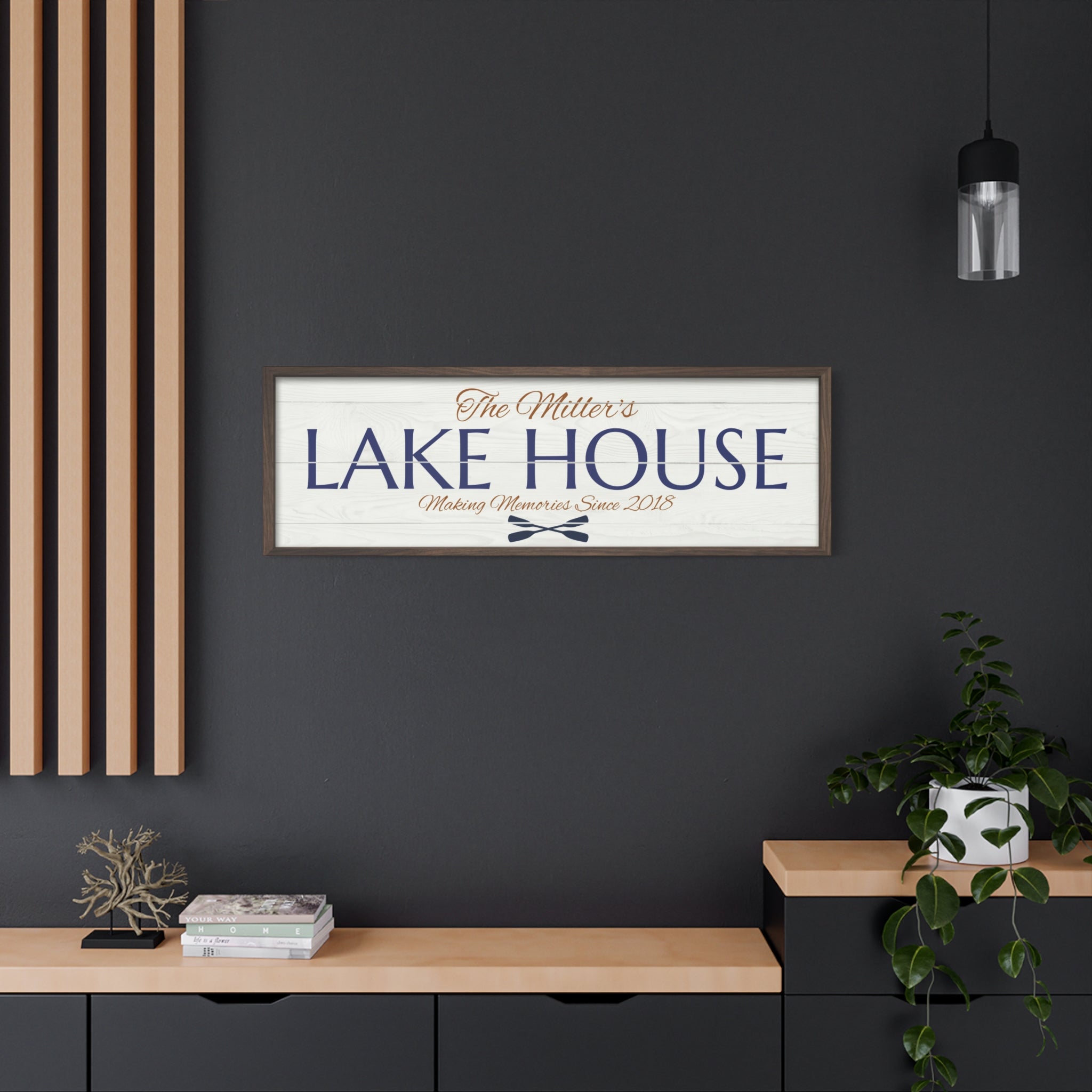 The Framed Lake House