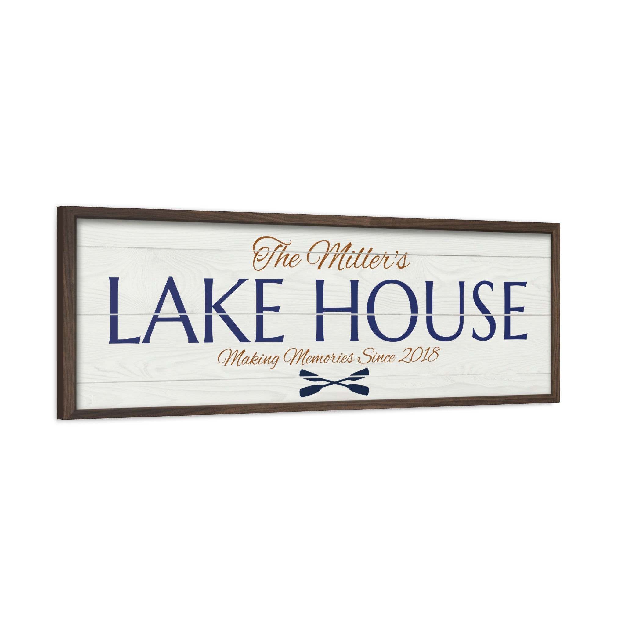 The Framed Lake House