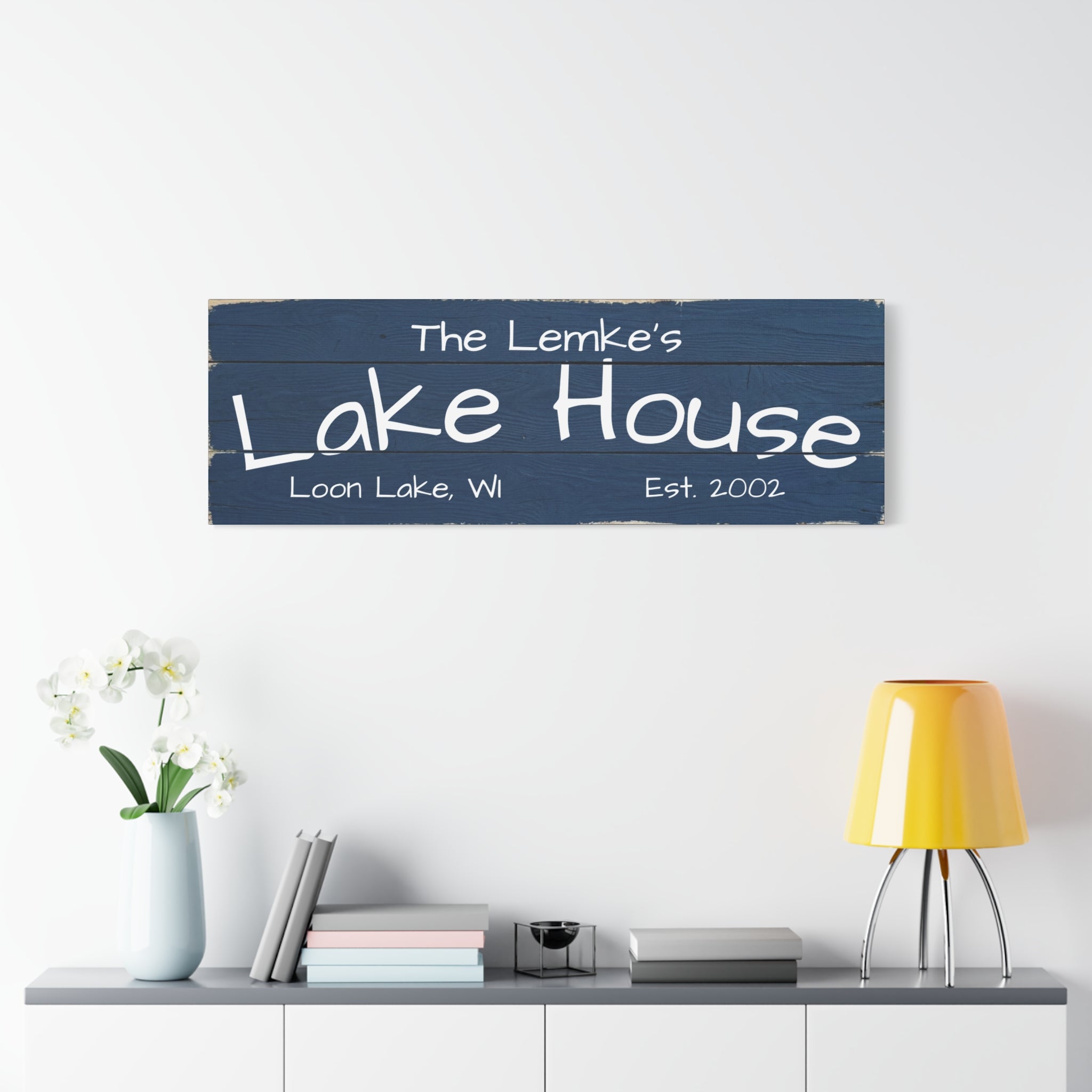 The Lake House Sign
