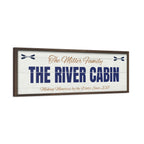 The River Cabin Sign