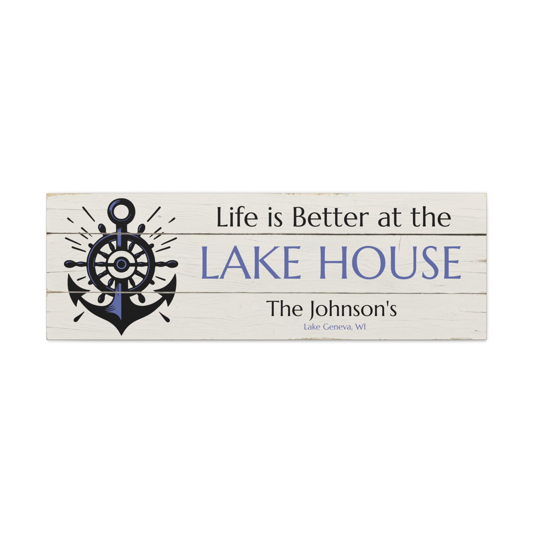 Better at the Lake House, Anchor