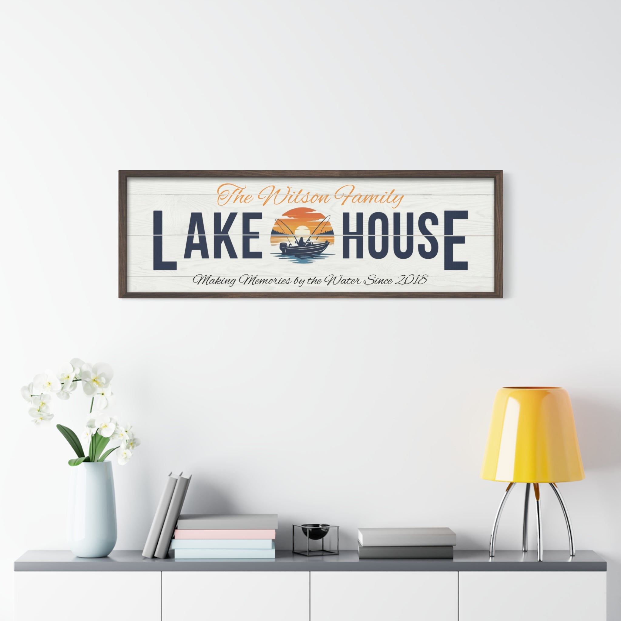 Sunset Fishing Lake House