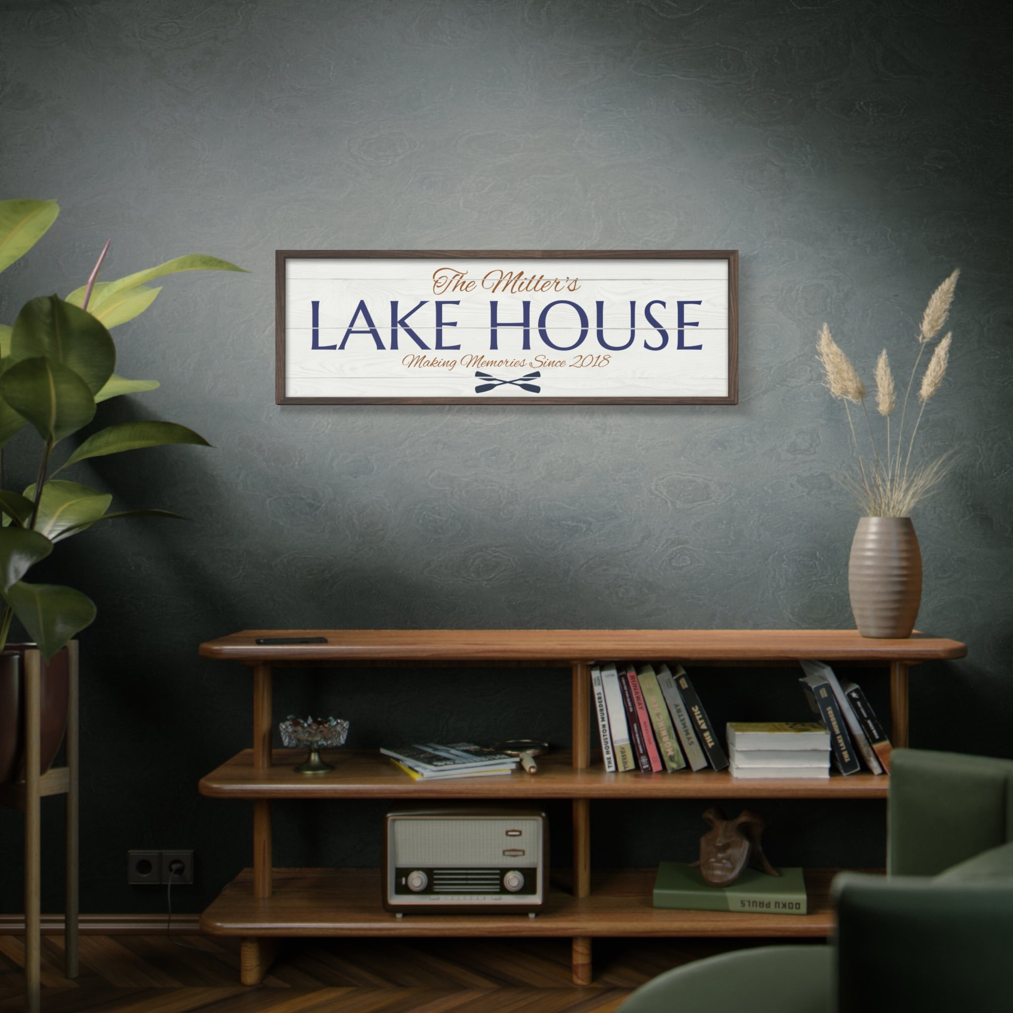 The Framed Lake House