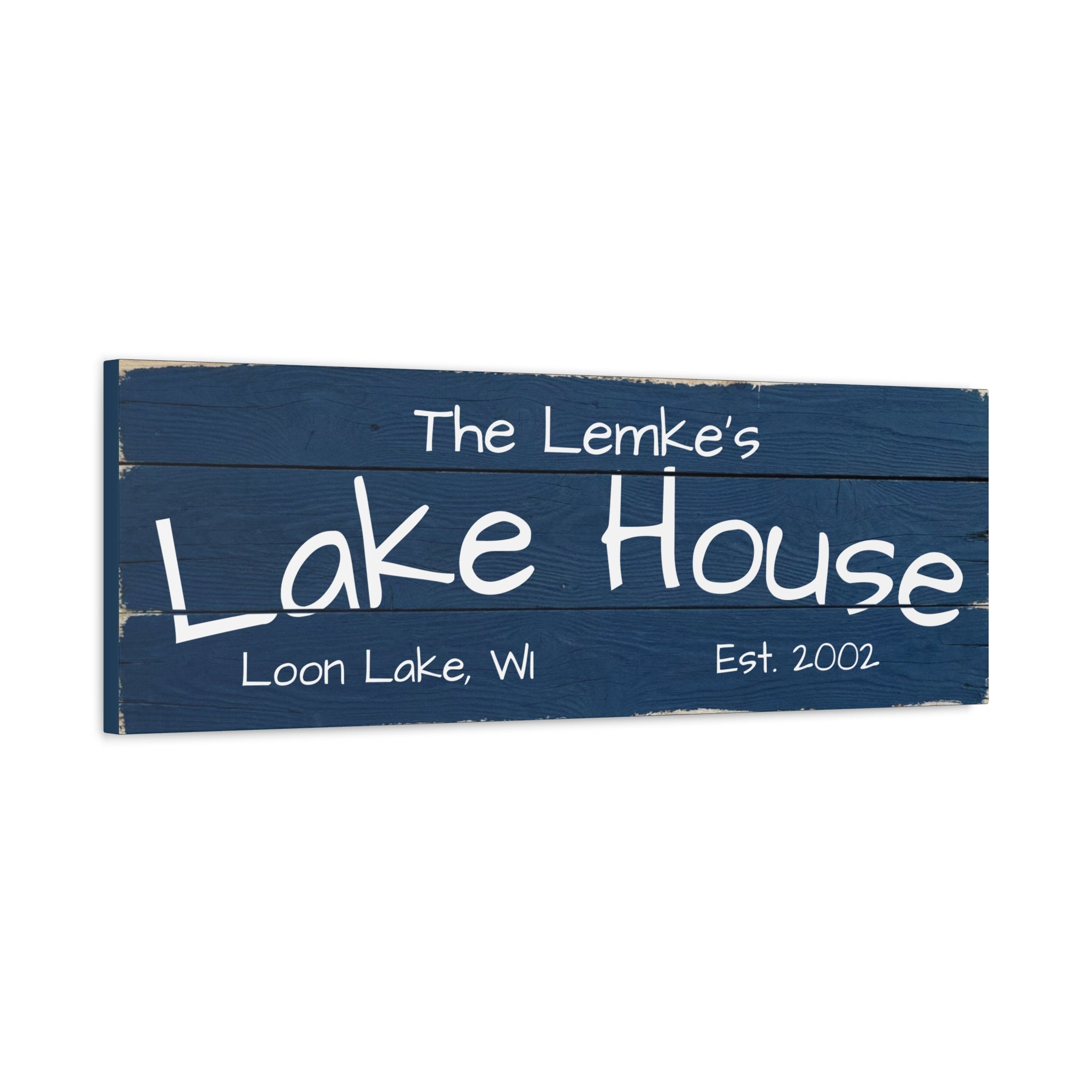 The Lake House Sign