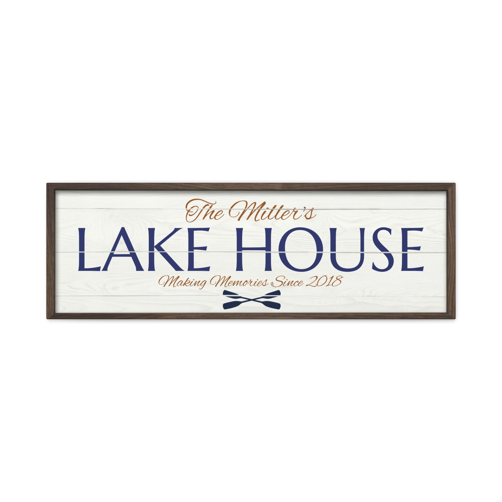 The Framed Lake House