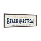Framed Beach Retreat, Sea Turtle