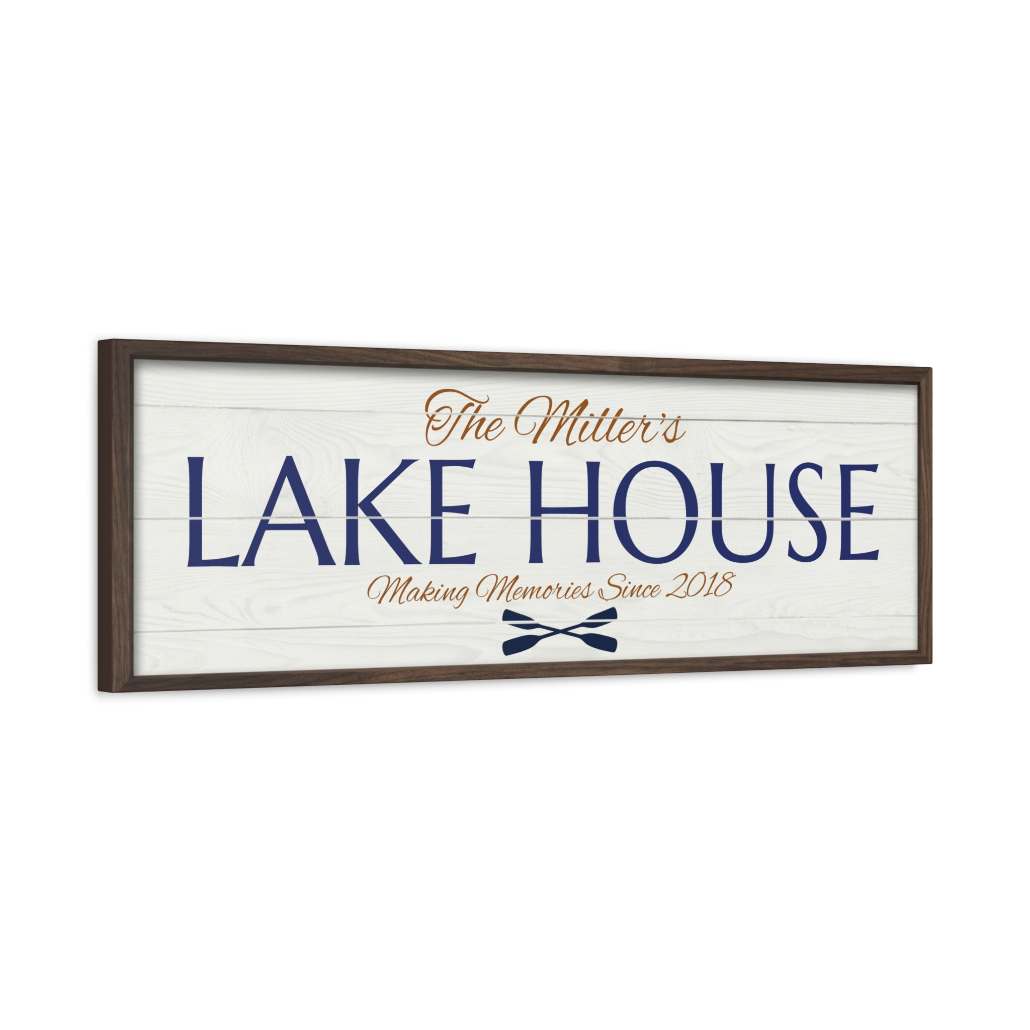 The Framed Lake House