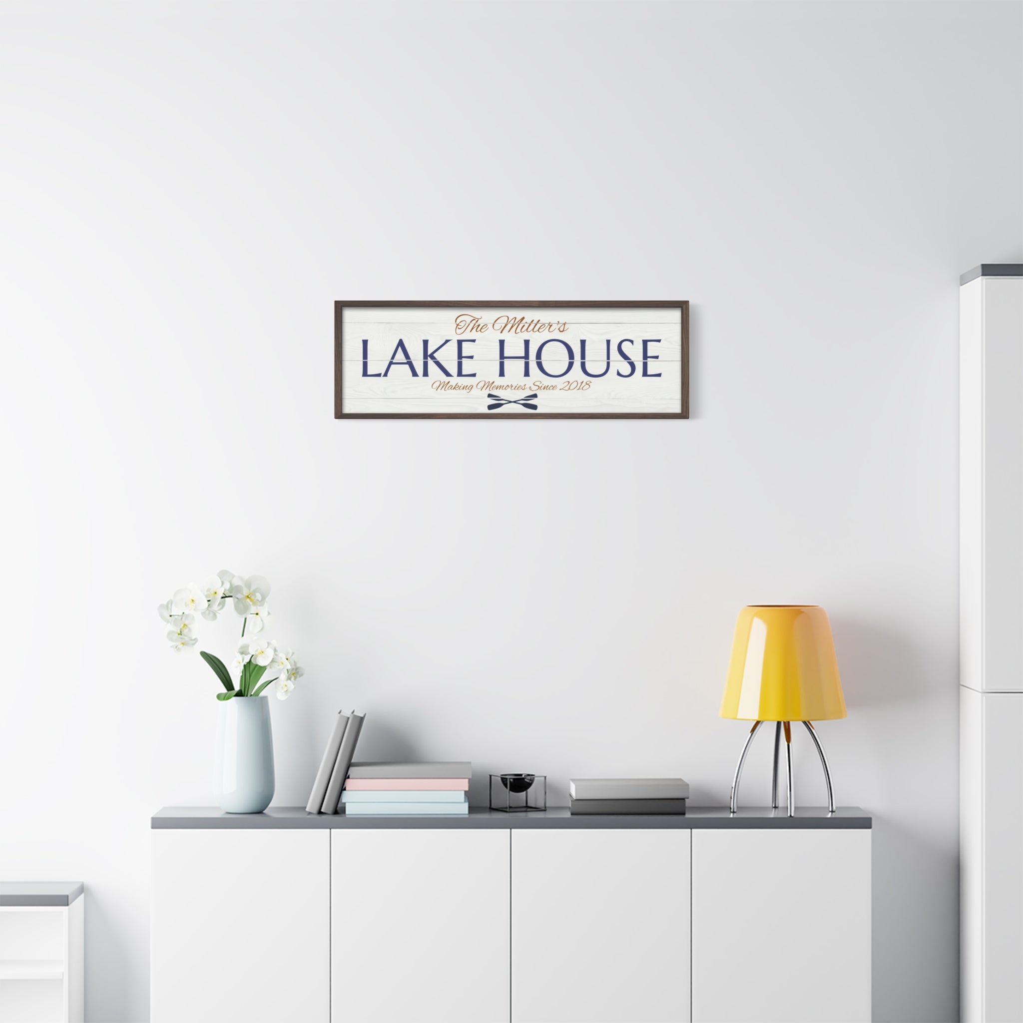 The Framed Lake House