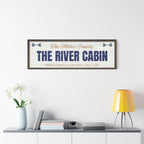 The River Cabin Sign