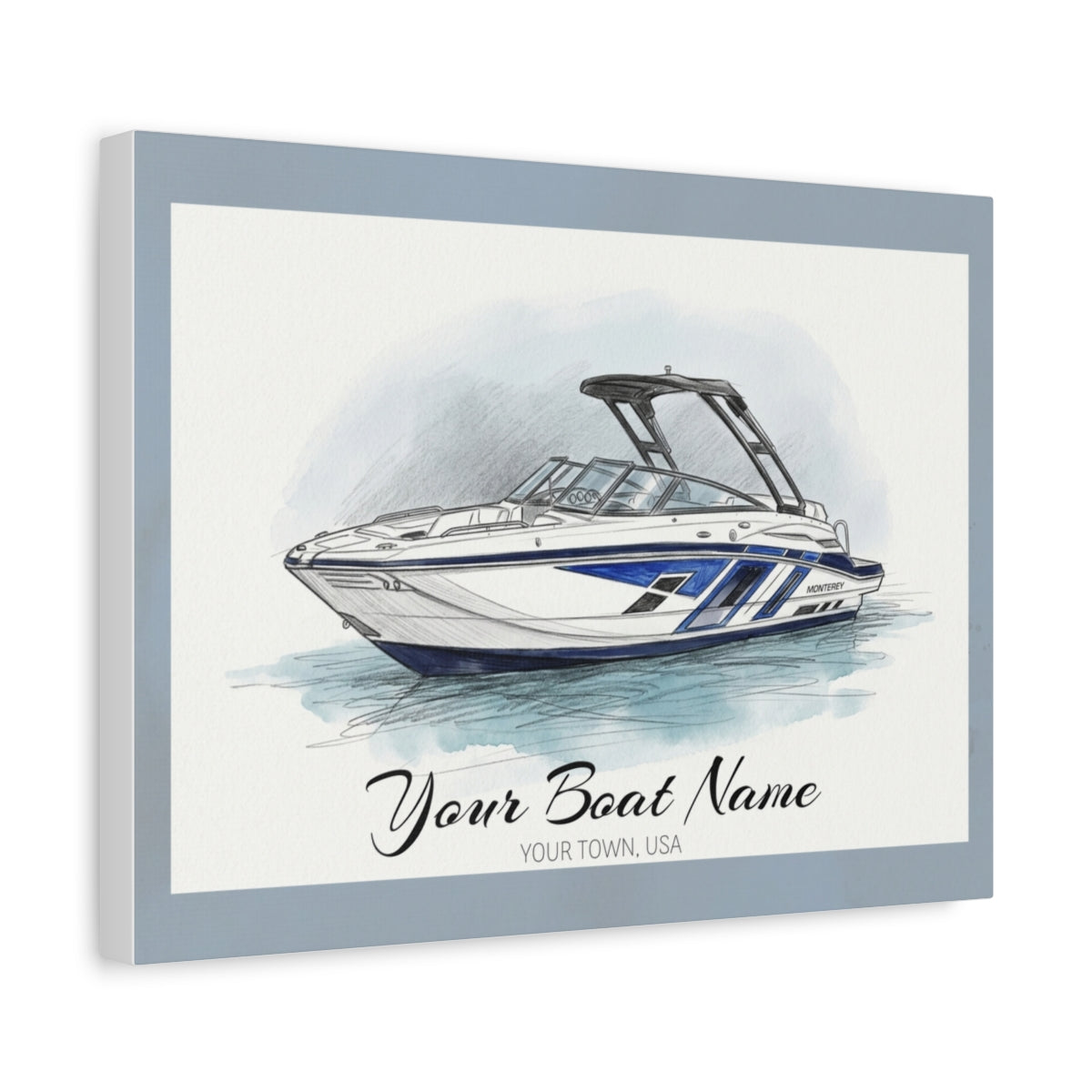 The Vessel Portrait - Pencil Sketch Canvas