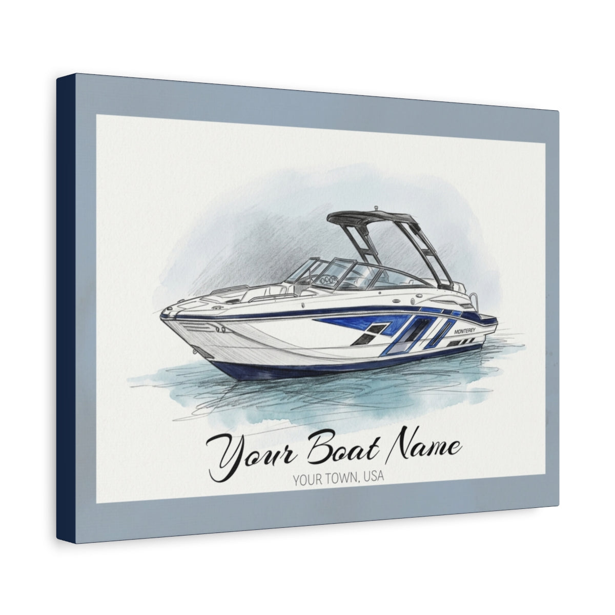 The Vessel Portrait - Pencil Sketch Canvas