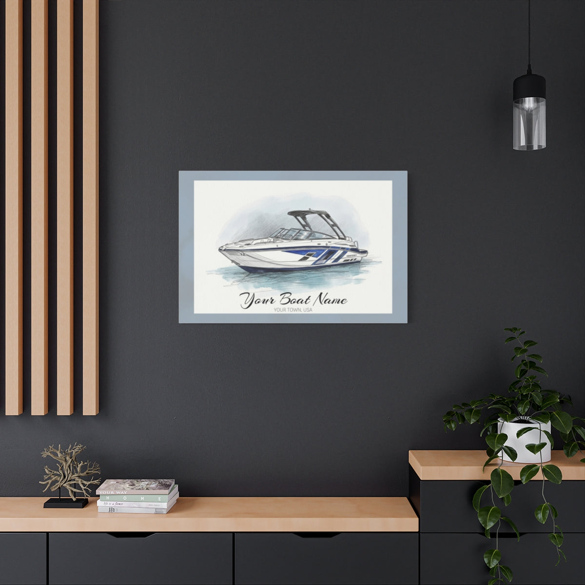 The Vessel Portrait - Pencil Sketch Canvas