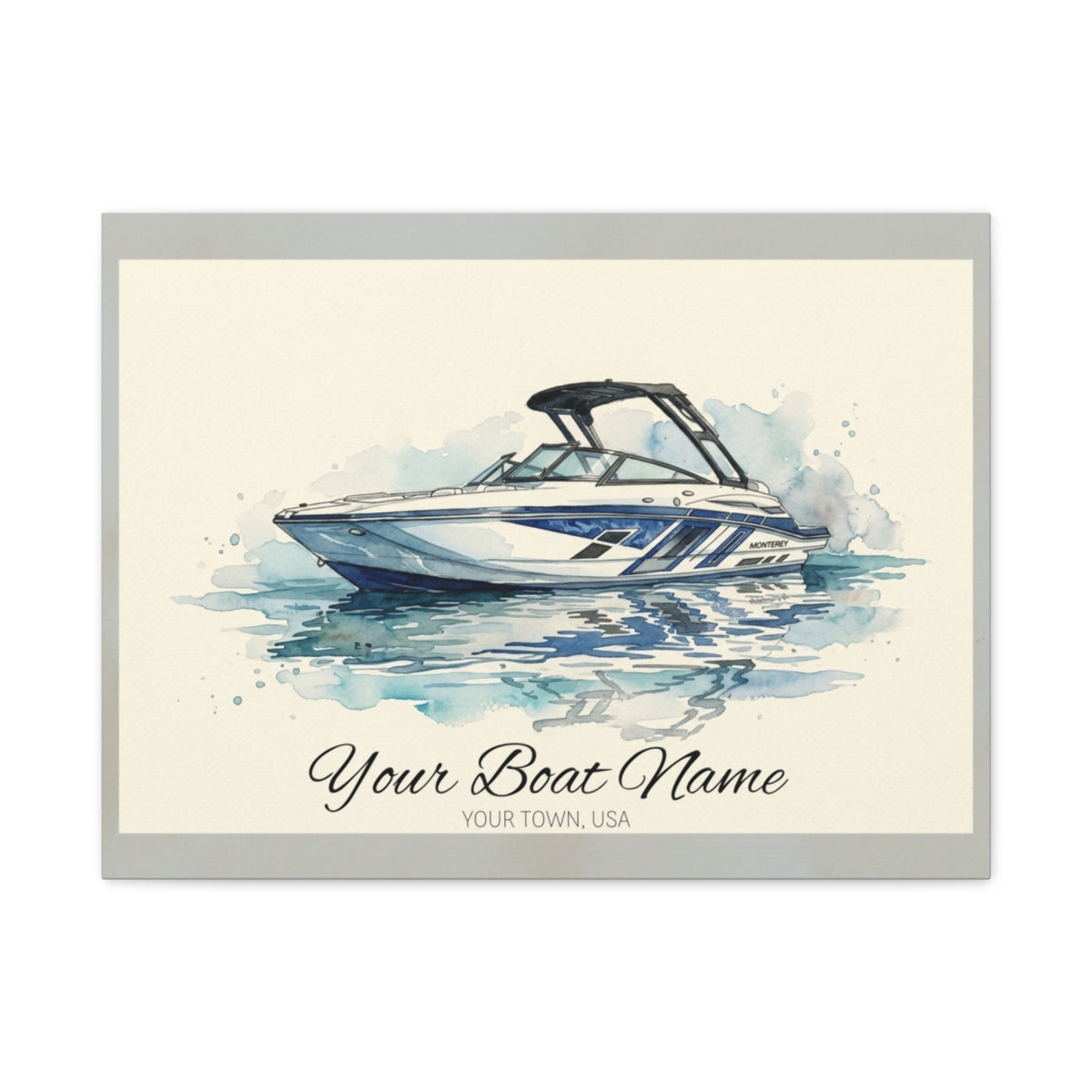 The Vessel Portrait - Watercolor Canvas