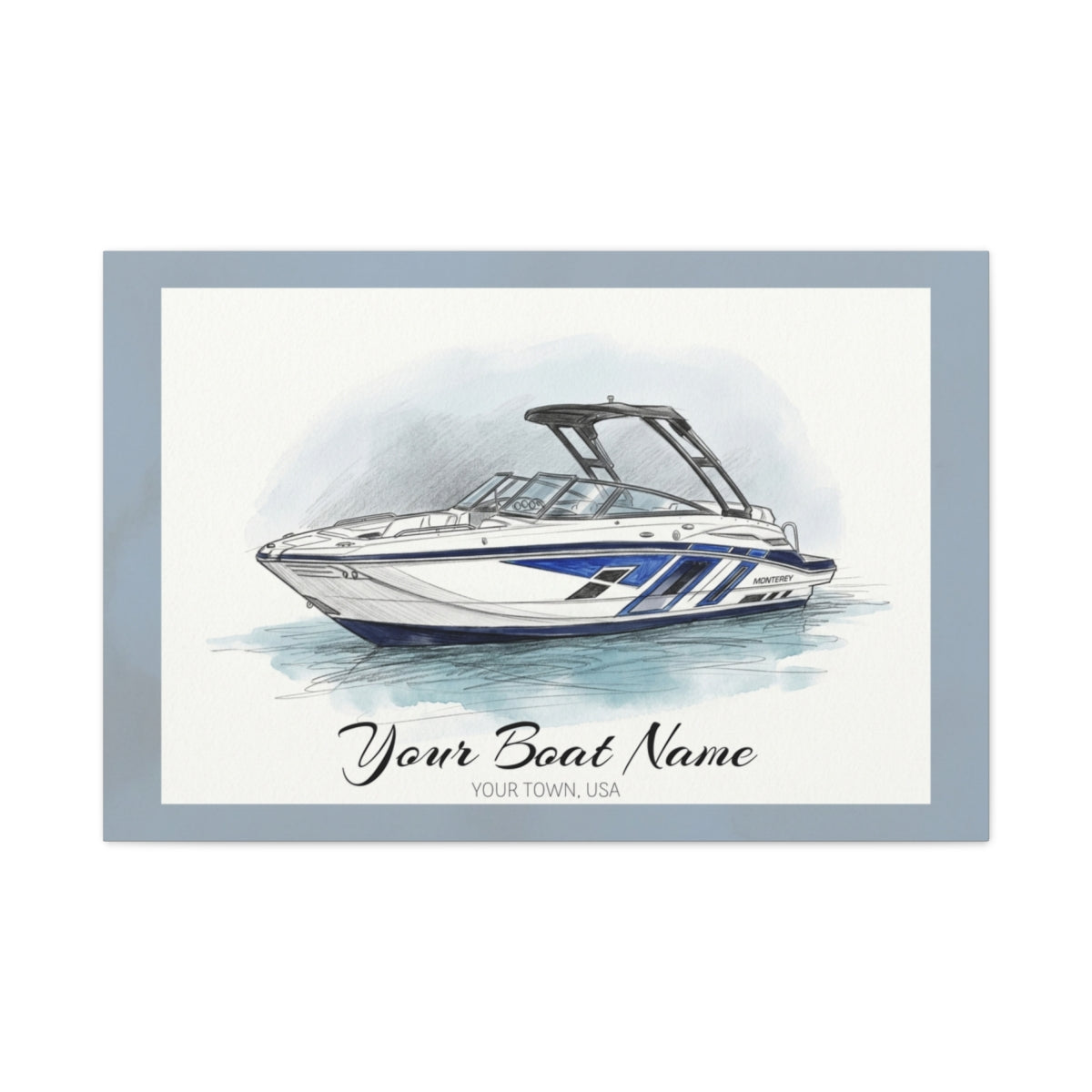 The Vessel Portrait - Pencil Sketch Canvas