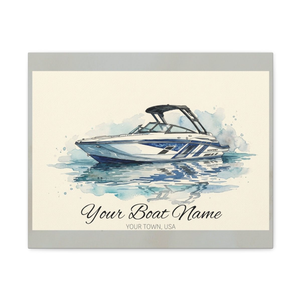 The Vessel Portrait - Watercolor Canvas