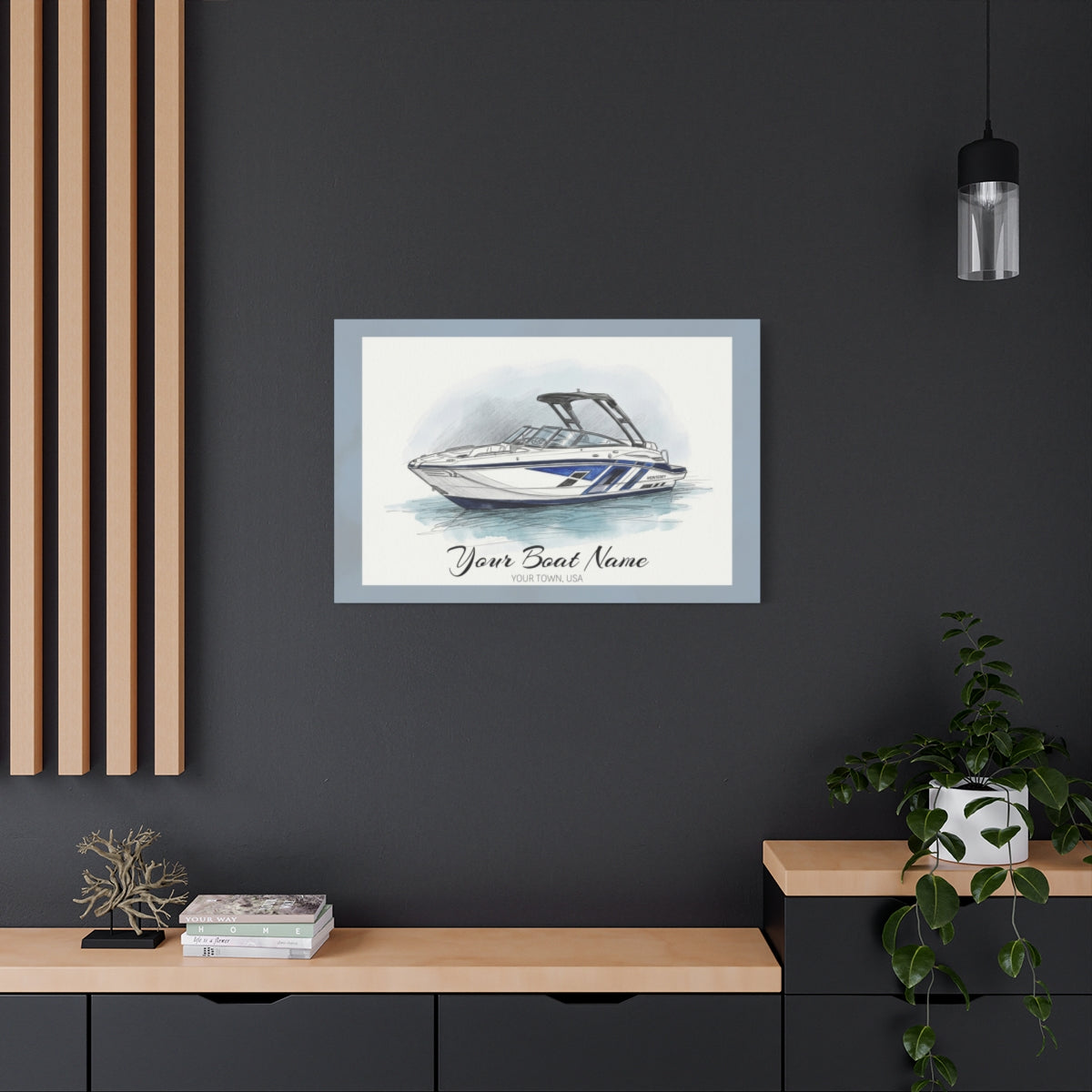 The Vessel Portrait - Pencil Sketch Canvas