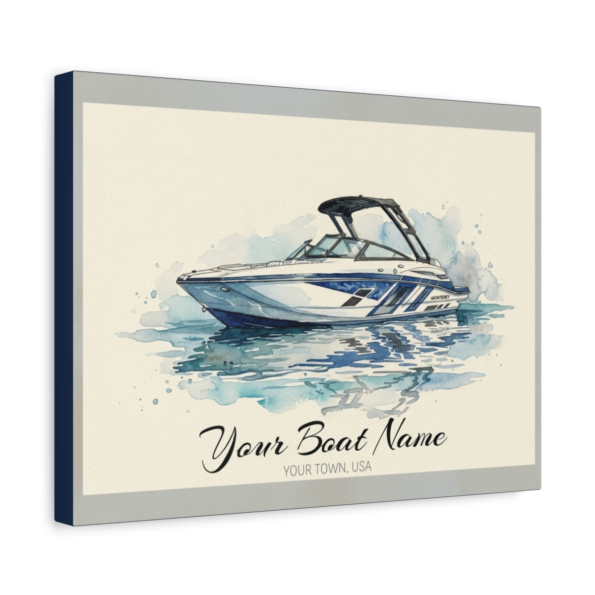 The Vessel Portrait - Watercolor Canvas