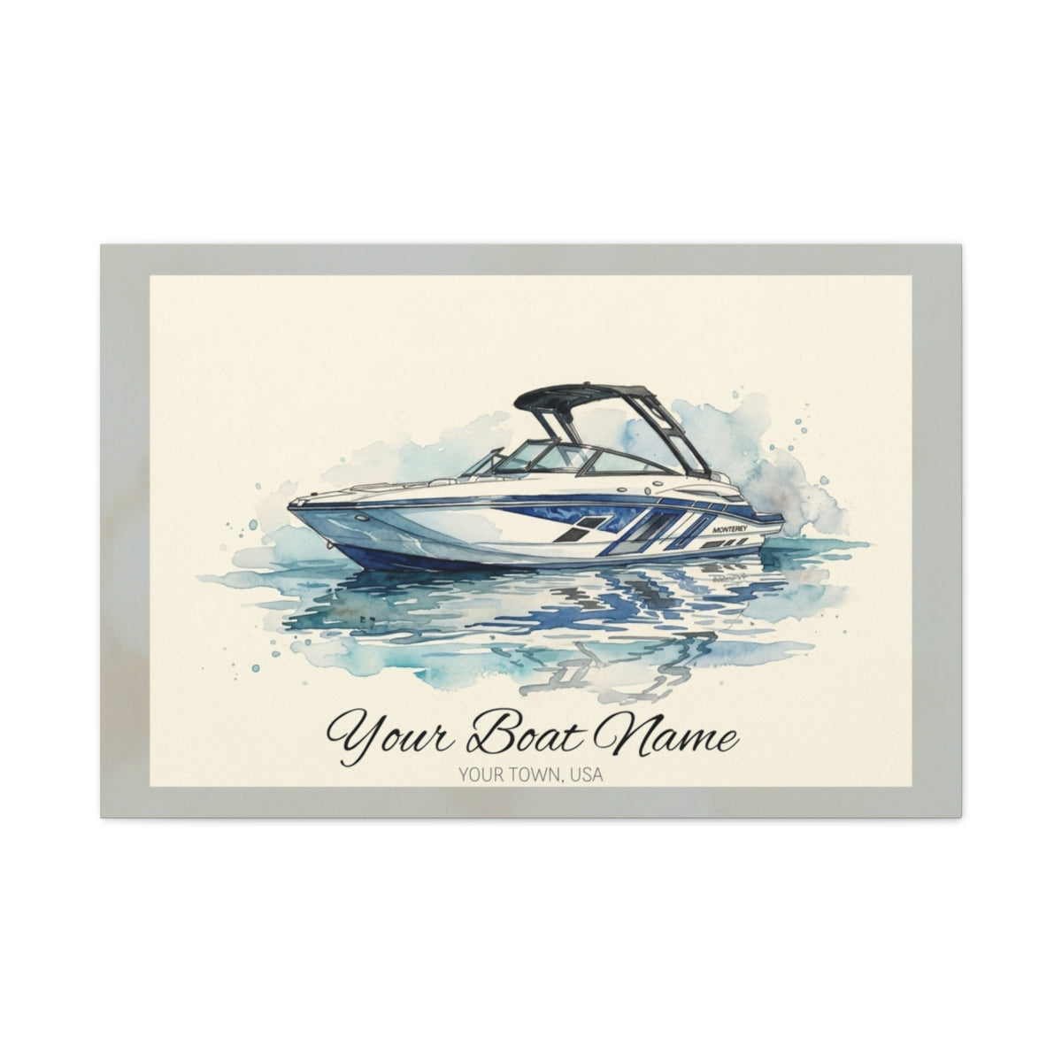 The Vessel Portrait - Watercolor Canvas