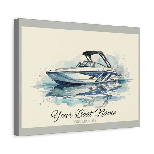 The Vessel Portrait - Watercolor Canvas